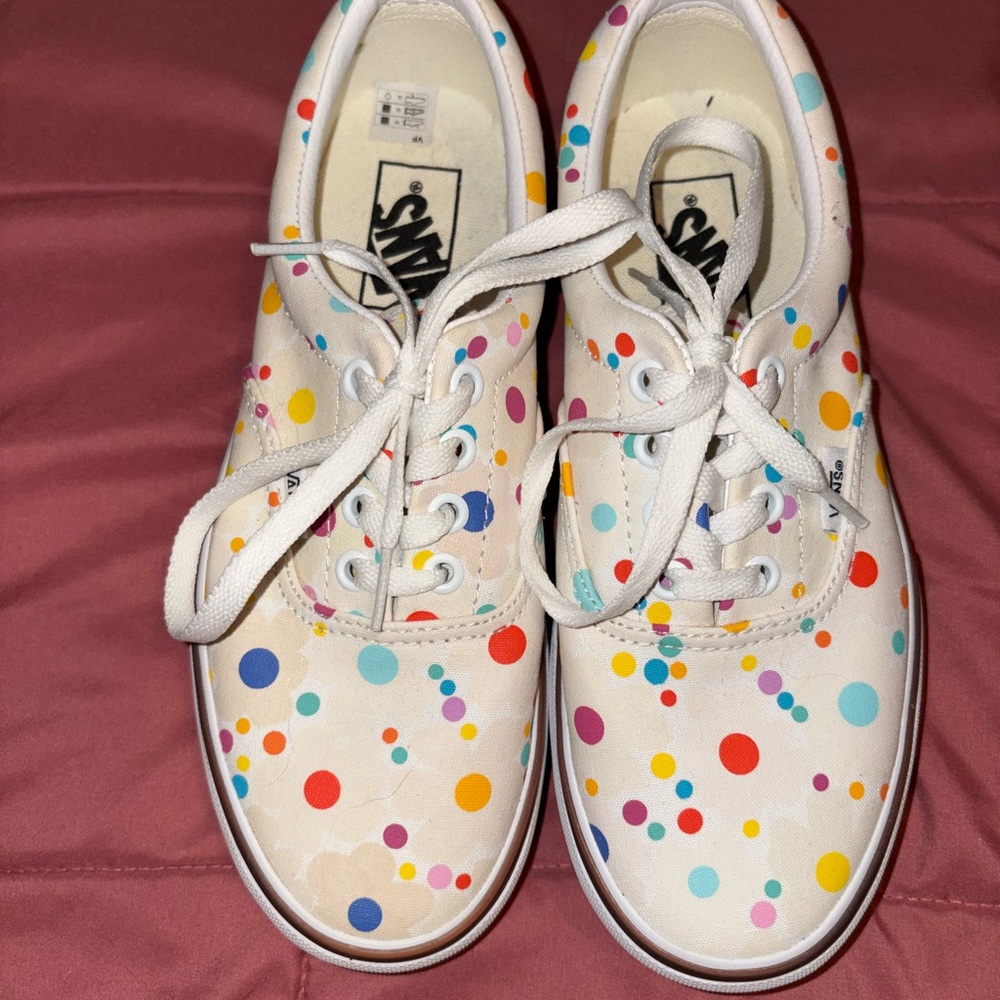 Limited Edition UV Activated Color Changing Flower Vans Sneakers